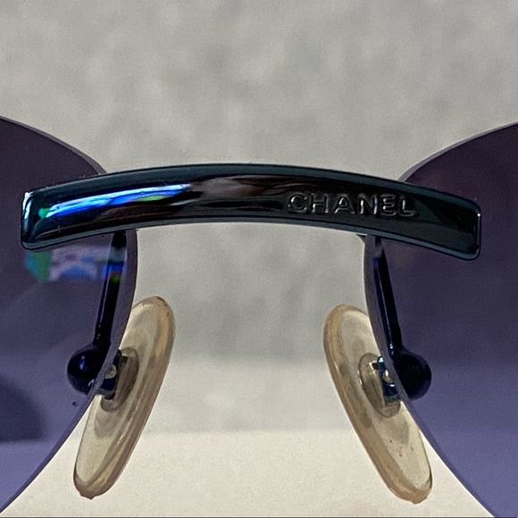 Authentic Chanel Rimless Sunglasses - Picture 4 of 16